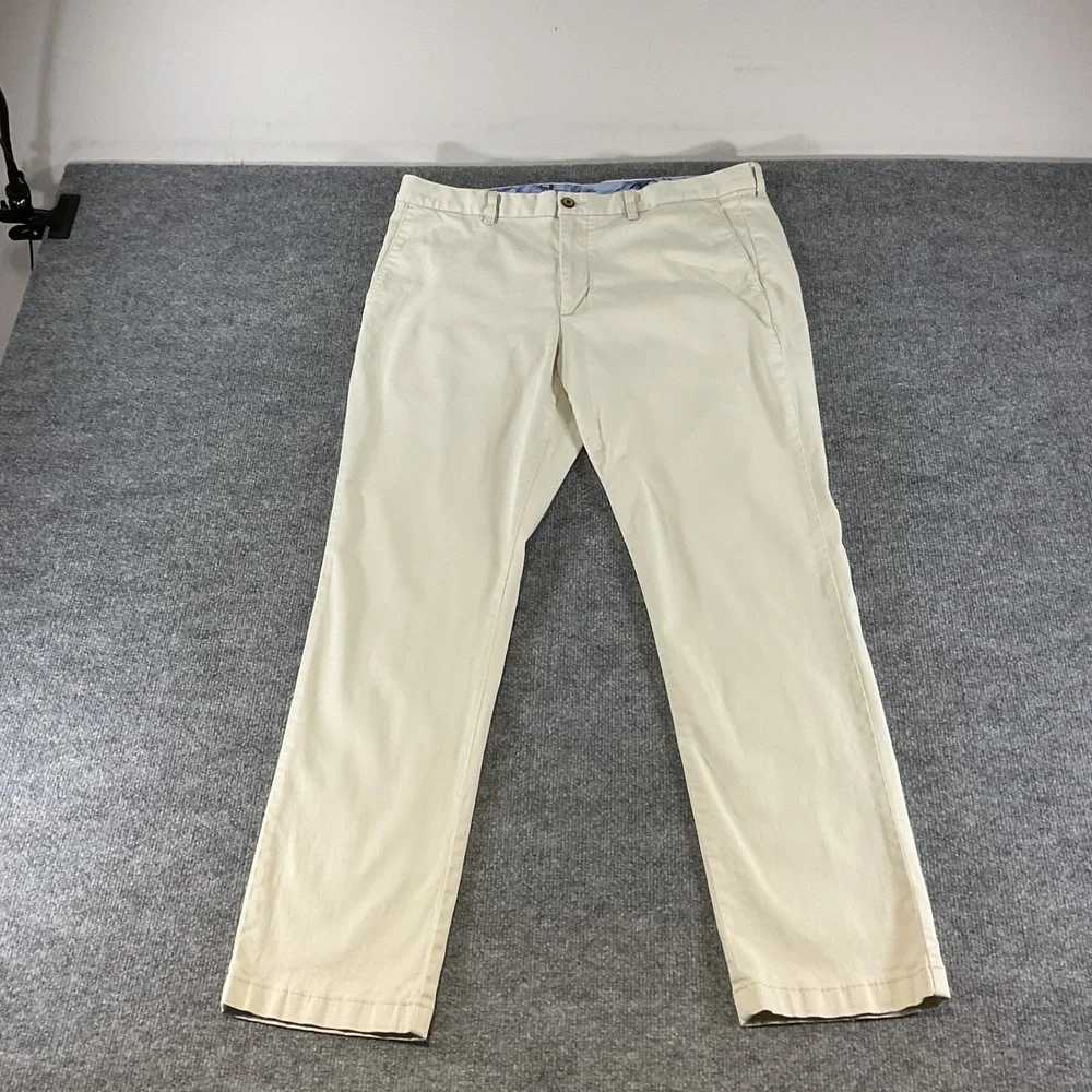 Tommy Bahama Men's Chino Pants 38x30 Beige Stretch Casual Golf IslandZone